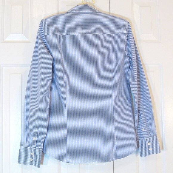 J. Crew |  Classic Pinstripe 'Stretch Perfect Shirt' - Picture 9 of 12